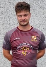 Osian Thomas - two tries for Teirw Crymych No 8